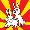 lapin entrain senculer